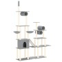 Cat scratching post with light gray sisal posts 279 cm by vidaXL, Cat furniture - Ref: Foro24-171616, Price: 131,72 €, Discou...