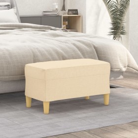 Cream-colored fabric bench 70x35x41 cm by vidaXL, Banks - Ref: Foro24-349369, Price: 56,92 €, Discount: %