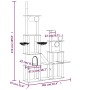 Katzenkratzbaum mit hellgrauen Sisalstämmen, 279 cm von vidaXL, Katzenmöbel - Ref: Foro24-171616, Preis: 131,72 €, Rabatt: %