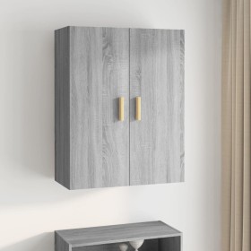 Sonoma gray hanging wall cabinet 69.5x34x90 cm by vidaXL, Sideboards - Ref: Foro24-817382, Price: 73,99 €, Discount: %