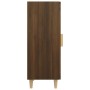 Oak brown engineered wood sideboard 34.5x34x90 cm by vidaXL, Sideboards - Ref: Foro24-817428, Price: 54,62 €, Discount: %