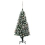 Árbol de Navidad helado con luces, bolas y piñas 180 cm de vidaXL, Arboles de navidad - Ref: Foro24-3077617, Precio: 123,31 €...