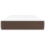 Brown synthetic leather pocket spring mattress 80x200x20cm by vidaXL, Mattresses - Ref: Foro24-347685, Price: 136,71 €, Disco...