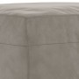 Light gray velvet footstool 60x50x41 cm by vidaXL, Ottomans - Ref: Foro24-349293, Price: 67,48 €, Discount: %