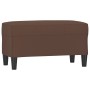 Brown synthetic leather bench 70x35x41 cm by vidaXL, Banks - Ref: Foro24-349393, Price: 43,69 €, Discount: %