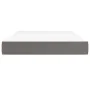 Colchón de muelles ensacados cuero sintético gris 120x200x20 cm de vidaXL, Colchones - Ref: Foro24-347766, Precio: 210,46 €, ...
