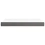 Colchón de muelles ensacados cuero sintético gris 120x200x20 cm de vidaXL, Colchones - Ref: Foro24-347766, Precio: 210,46 €, ...