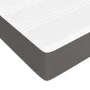 Colchón de muelles ensacados cuero sintético gris 120x200x20 cm de vidaXL, Colchones - Ref: Foro24-347766, Precio: 210,46 €, ...