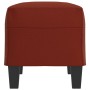 Banco de cuero sintético rojo vino tinto 70x35x41 cm de vidaXL, Bancos - Ref: Foro24-349443, Precio: 54,12 €, Descuento: %