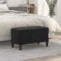 Banco de terciopelo negro 70x35x41 cm de vidaXL, Bancos - Ref: Foro24-349402, Precio: 56,65 €, Descuento: %