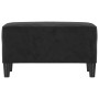 Banco de terciopelo negro 70x35x41 cm de vidaXL, Bancos - Ref: Foro24-349402, Precio: 56,65 €, Descuento: %