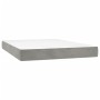 Colchón de muelles ensacados terciopelo gris claro 140x190x20cm de vidaXL, Colchones - Ref: Foro24-347788, Precio: 227,08 €, ...