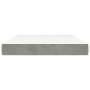 Light gray velvet pocket spring mattress 140x190x20cm by vidaXL, Mattresses - Ref: Foro24-347788, Price: 227,08 €, Discount: %