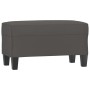 Gray synthetic leather bench 70x35x41 cm by vidaXL, Banks - Ref: Foro24-349442, Price: 53,55 €, Discount: %