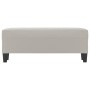 Light gray microfiber fabric bench 100x35x41 cm by vidaXL, Banks - Ref: Foro24-349466, Price: 61,21 €, Discount: %