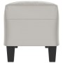 Light gray microfiber fabric bench 100x35x41 cm by vidaXL, Banks - Ref: Foro24-349466, Price: 61,21 €, Discount: %