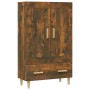 Aparador de madera contrachapada roble ahumado 70x31x115 cm de vidaXL, Aparadores - Ref: Foro24-817483, Precio: 75,01 €, Desc...