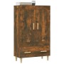 Aparador de madera contrachapada roble ahumado 70x31x115 cm de vidaXL, Aparadores - Ref: Foro24-817483, Precio: 75,01 €, Desc...