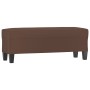 Brown synthetic leather bench 100x35x41 cm by vidaXL, Banks - Ref: Foro24-349461, Price: 52,07 €, Discount: %