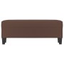 Brown synthetic leather bench 100x35x41 cm by vidaXL, Banks - Ref: Foro24-349461, Price: 52,07 €, Discount: %