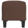 Brown synthetic leather bench 100x35x41 cm by vidaXL, Banks - Ref: Foro24-349461, Price: 52,07 €, Discount: %