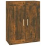 Wandschrank aus Holzwerkstoff, geräucherte Eiche, 69,5 x 32,5 x 90 cm von vidaXL, Regale und Regale - Ref: Foro24-817393, Pre...