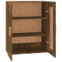 Wandschrank aus Holzwerkstoff, geräucherte Eiche, 69,5 x 32,5 x 90 cm von vidaXL, Regale und Regale - Ref: Foro24-817393, Pre...