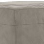 Banco de terciopelo gris claro 70x35x41 cm de vidaXL, Bancos - Ref: Foro24-349397, Precio: 43,61 €, Descuento: %