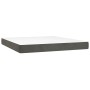 Dark gray velvet pocket spring mattress 160x200x20 cm by vidaXL, Mattresses - Ref: Foro24-347829, Price: 242,71 €, Discount: %