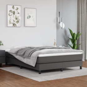 Gray synthetic leather pocket spring mattress 140x200x20 cm by vidaXL, Mattresses - Ref: Foro24-347806, Price: 234,64 €, Disc...