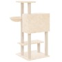 Cat scratching post with cream sisal posts 108.5 cm by vidaXL, Cat furniture - Ref: Foro24-171597, Price: 58,60 €, Discount: %