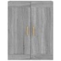 Armario de pared madera ingeniería gris Sonoma 69,5x32,5x90 cm de vidaXL, Estantes y estanterías - Ref: Foro24-817394, Precio...