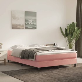 Pink velvet pocket spring mattress 140x200x20 cm by vidaXL, Mattresses - Ref: Foro24-347813, Price: 180,99 €, Discount: %