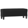 Banco de cuero sintético negro 100x35x41 cm de vidaXL, Bancos - Ref: Foro24-349459, Precio: 66,15 €, Descuento: %