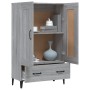 Aparador alto de madera contrachapada gris Sonoma 70x31x115 cm de vidaXL, Aparadores - Ref: Foro24-817487, Precio: 114,02 €, ...