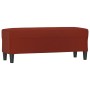 Banco de cuero sintético rojo vino tinto 100x35x41 cm de vidaXL, Bancos - Ref: Foro24-349419, Precio: 60,60 €, Descuento: %