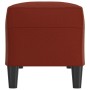 Banco de cuero sintético rojo vino tinto 100x35x41 cm de vidaXL, Bancos - Ref: Foro24-349419, Precio: 60,60 €, Descuento: %