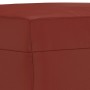 Banco de cuero sintético rojo vino tinto 100x35x41 cm de vidaXL, Bancos - Ref: Foro24-349419, Precio: 60,60 €, Descuento: %