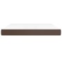 Brown synthetic leather pocket spring mattress 180x200x20 cm by vidaXL, Mattresses - Ref: Foro24-347845, Price: 279,32 €, Dis...