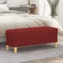 Red wine fabric bench 100x35x41 cm by vidaXL, Banks - Ref: Foro24-349381, Price: 65,26 €, Discount: %