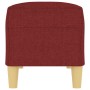 Red wine fabric bench 100x35x41 cm by vidaXL, Banks - Ref: Foro24-349381, Price: 65,26 €, Discount: %