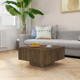 Brown oak plywood coffee table 60x60x31.5 cm by vidaXL, Coffee table - Ref: Foro24-815839, Price: 45,11 €, Discount: %