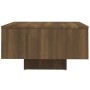 Brown oak plywood coffee table 60x60x31.5 cm by vidaXL, Coffee table - Ref: Foro24-815839, Price: 45,67 €, Discount: %