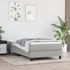 Pocket spring mattress light gray fabric 90x200x20 cm by vidaXL, Mattresses - Ref: Foro24-347714, Price: 132,64 €, Discount: %