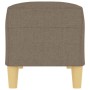 Banco de tela gris taupe 100x35x41 cm de vidaXL, Bancos - Ref: Foro24-349382, Precio: 61,35 €, Descuento: %