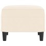 Banco de terciopelo color crema 70x35x41 cm de vidaXL, Bancos - Ref: Foro24-349405, Precio: 57,17 €, Descuento: %