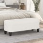 Beige microfiber fabric bench 100x35x41 cm by vidaXL, Banks - Ref: Foro24-349470, Price: 59,46 €, Discount: %