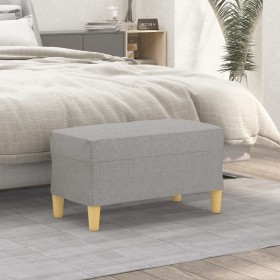 Light gray fabric bench 70x35x41 cm by vidaXL, Banks - Ref: Foro24-349367, Price: 55,74 €, Discount: %