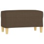 Brown fabric bench 70x35x41 cm by vidaXL, Banks - Ref: Foro24-349370, Price: 50,90 €, Discount: %