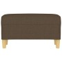 Brown fabric bench 70x35x41 cm by vidaXL, Banks - Ref: Foro24-349370, Price: 50,90 €, Discount: %